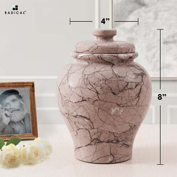 8" Cremation Urn Design A - Urns for Ashes for Adults
