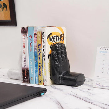 Natural Marble Bookends Hand Design - Book Holder