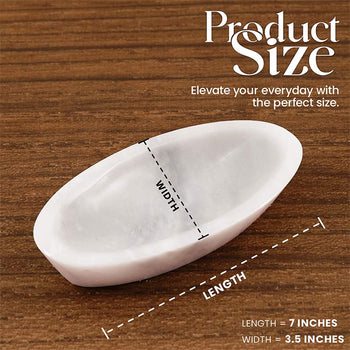 Radicaln Jewelry Tray Marble Earring Holder Organizer - Perfume Tray Storage Container