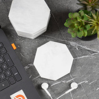 Radicaln Marble Coasters for Drinks 3.5